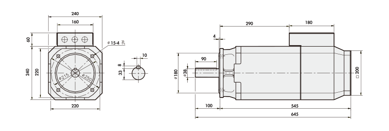 JH55 高速主軸馬達 HIGH SPEED MOTOR