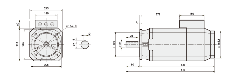 JH55 高速主軸馬達 HIGH SPEED MOTOR