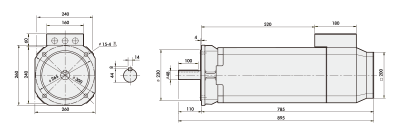 JH55 高速主軸馬達 HIGH SPEED MOTOR